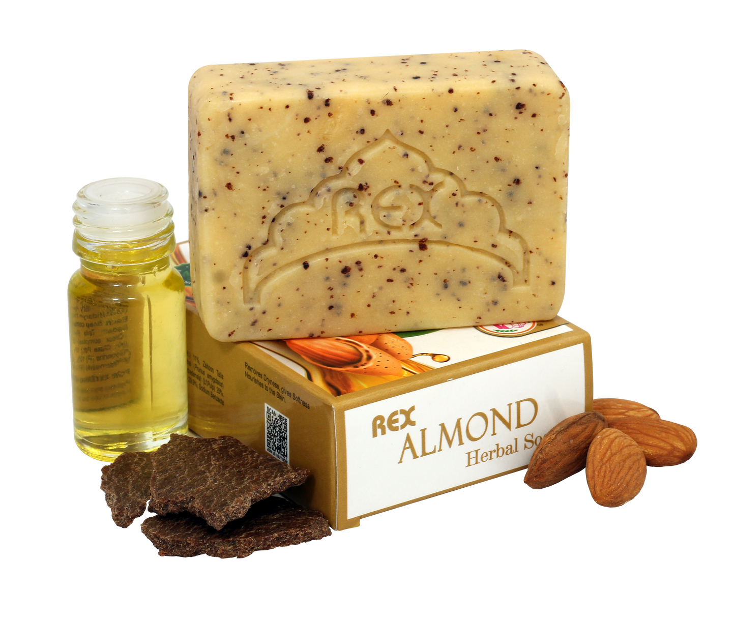 Almond Herbal Soap (Pack of 4)