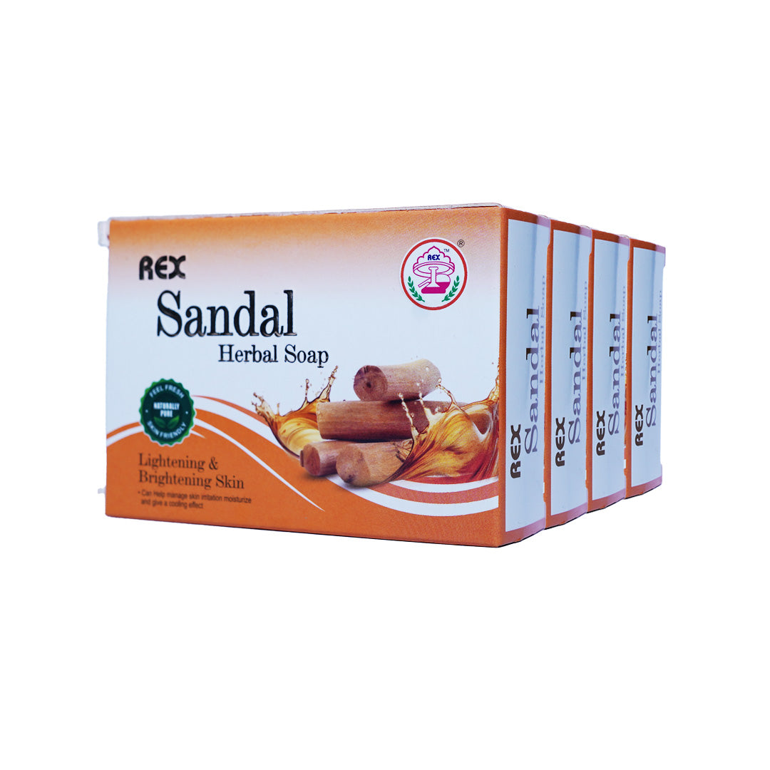 Sandal Herbal Soap (Pack of 4)