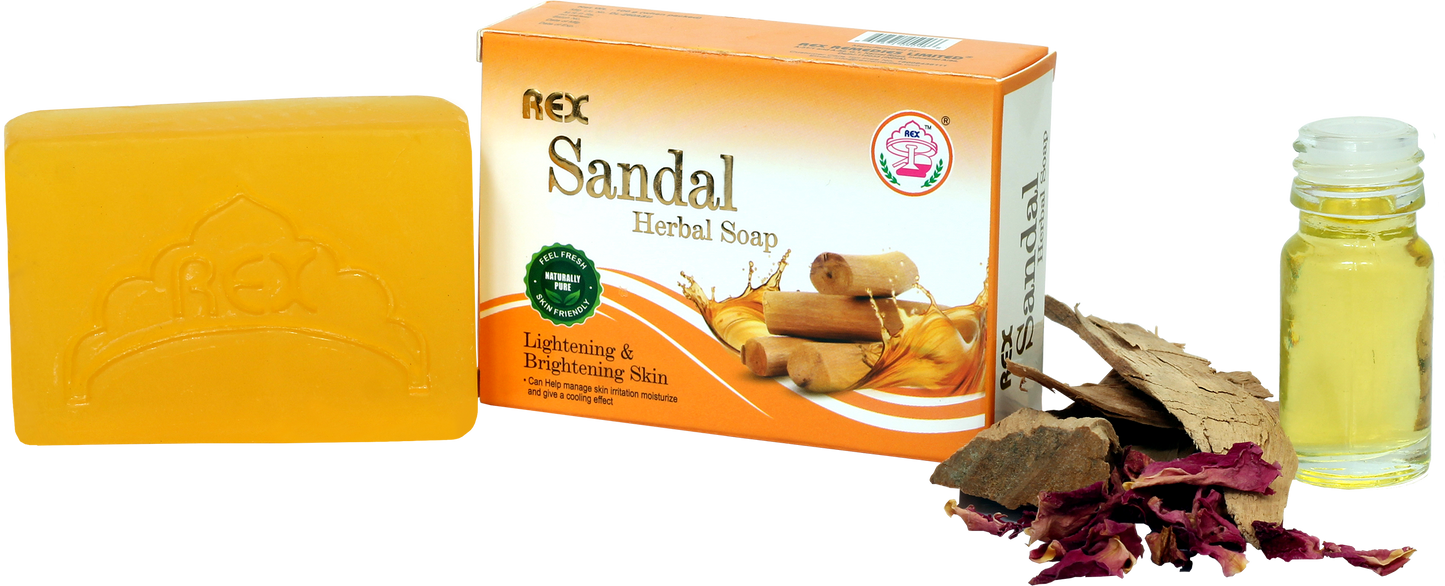 Sandal Herbal Soap (Pack of 4)