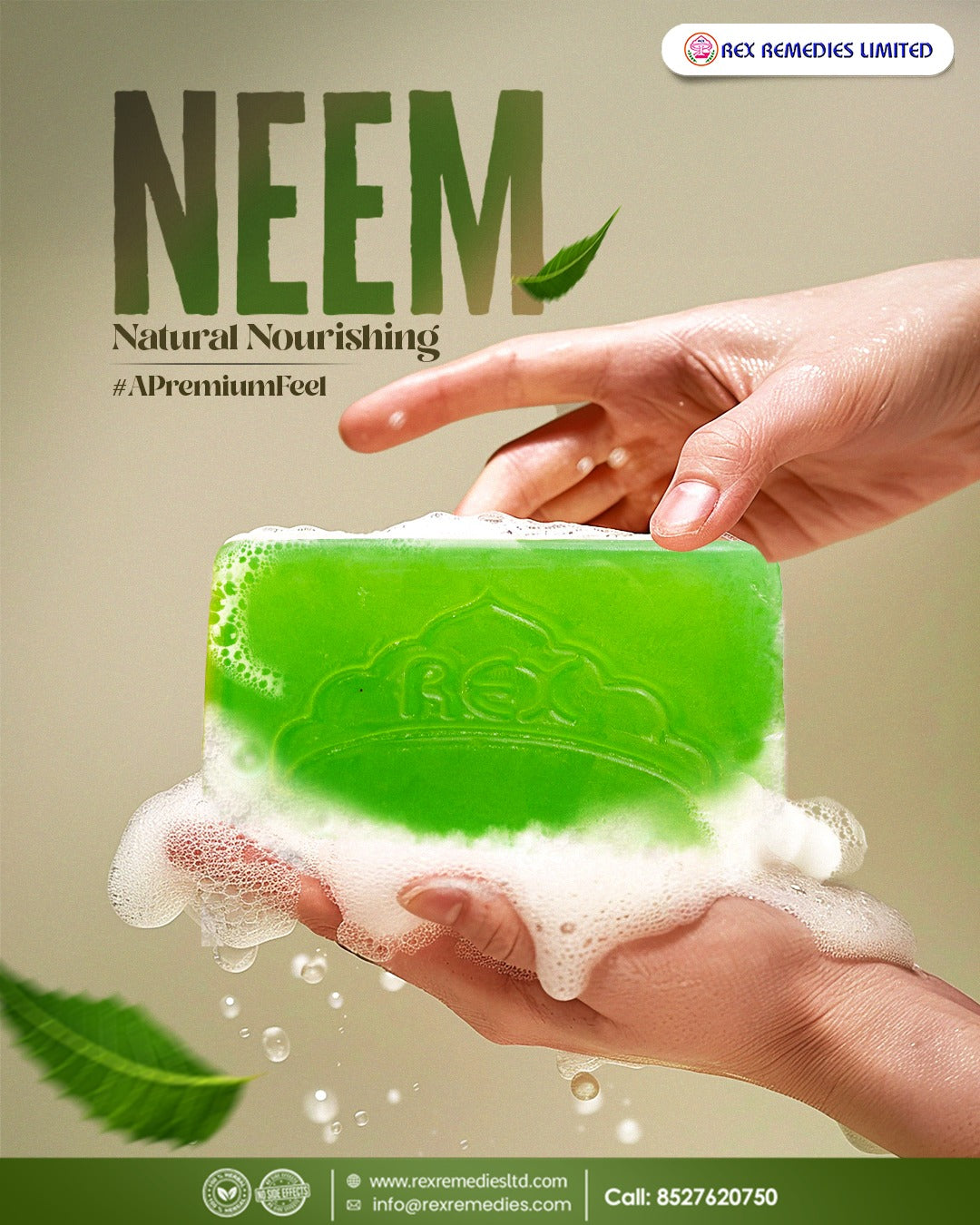 Neem Herbal Soap (Pack of 4)