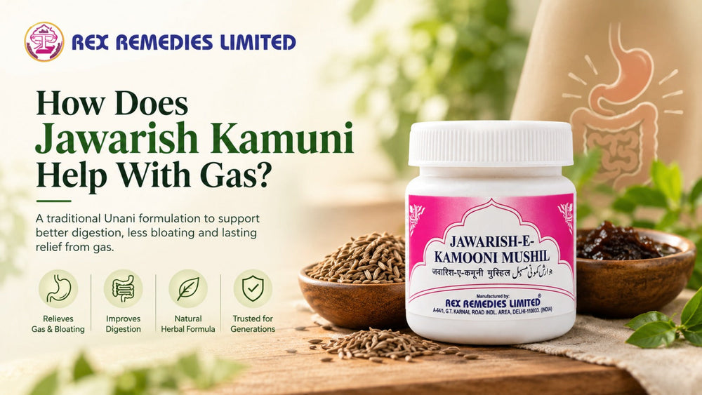 How Does Jawarish Kamuni Help With Digestion & Gas formation?