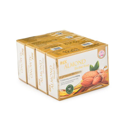 Almond Herbal Soap (Pack of 4)
