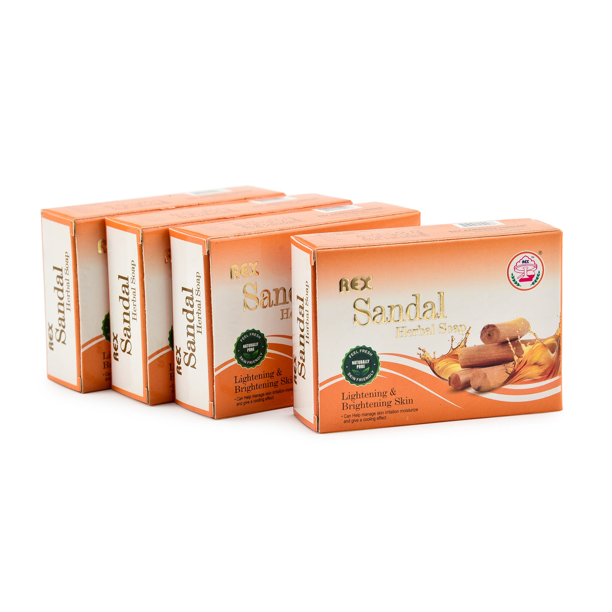 Sandal Herbal Soap (Pack of 4)