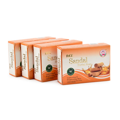 Sandal Herbal Soap (Pack of 4)