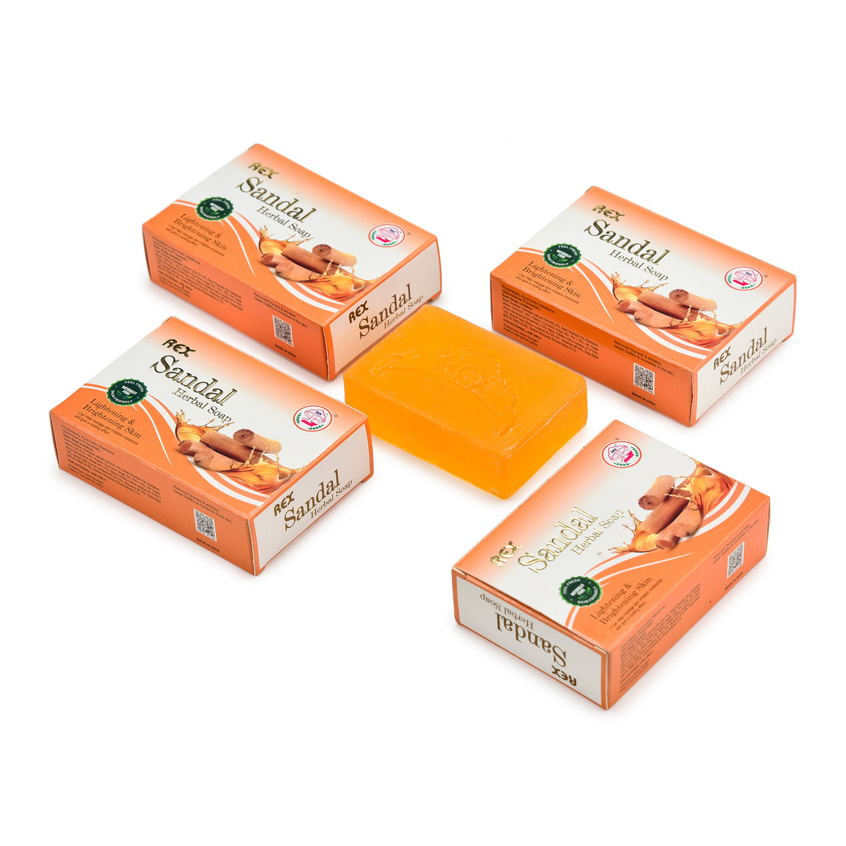 Sandal Herbal Soap (Pack of 4)